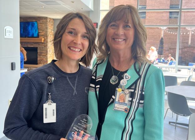 Nebraska Methodist College's Kiley Petersmith receives Nurses – Heart of Healthcare award